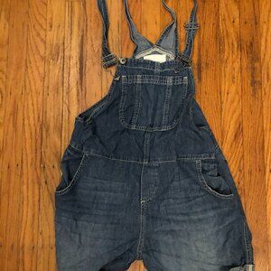 Denim Short Overalls